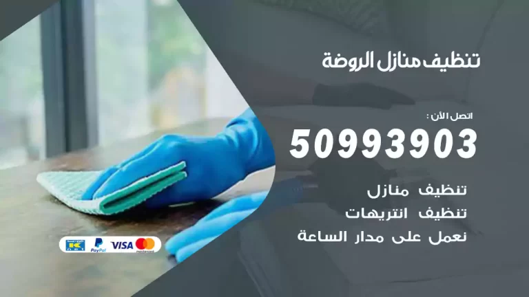 تنظيف منازل الروضة